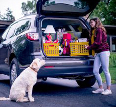 She's packed and ready...